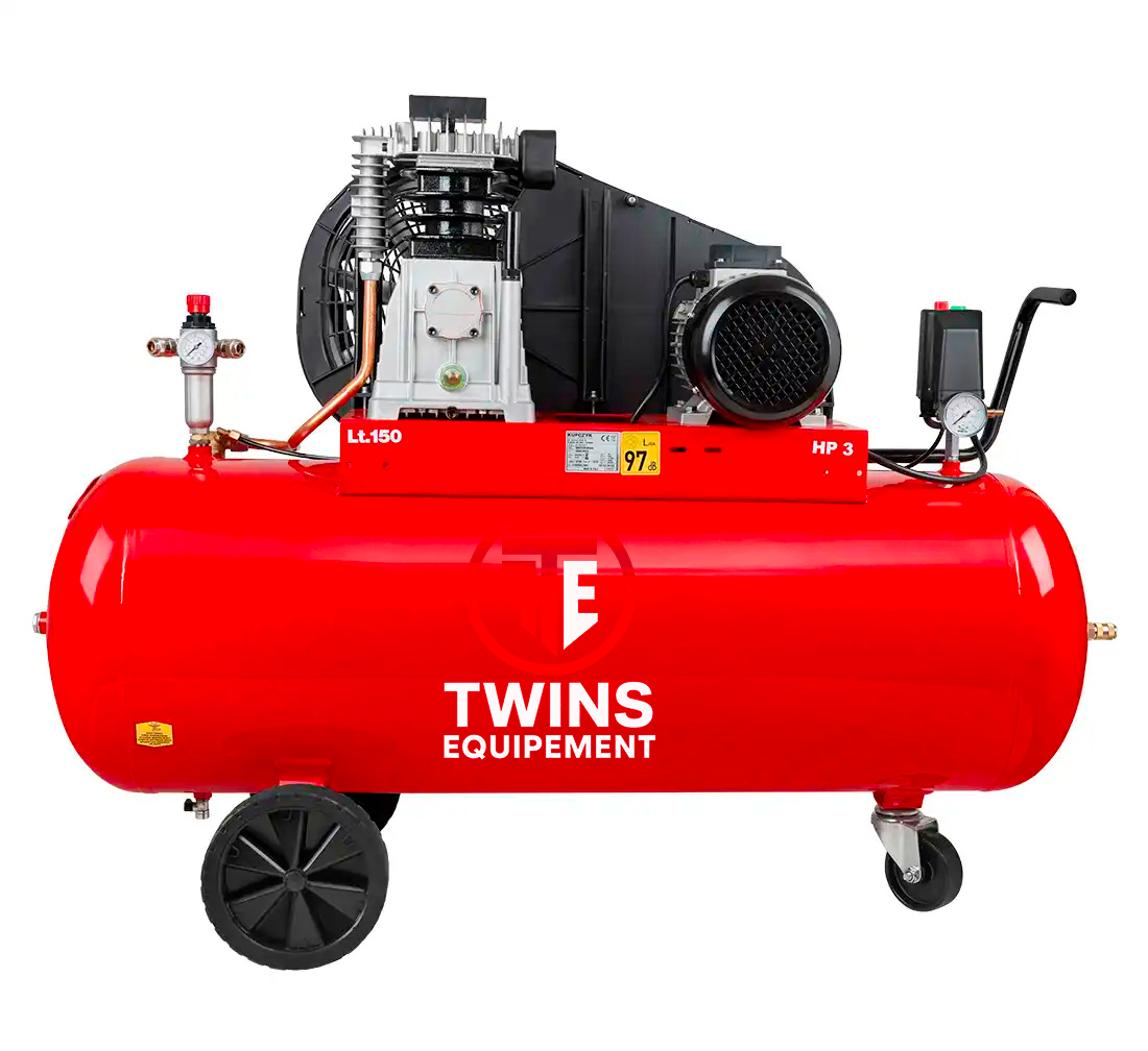 Compresseur à piston - 150L - Twins Equipement