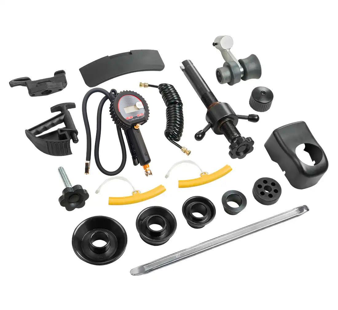 Démonte-pneus semi-automatique avec bras élévateur RUN-FLAT M-215