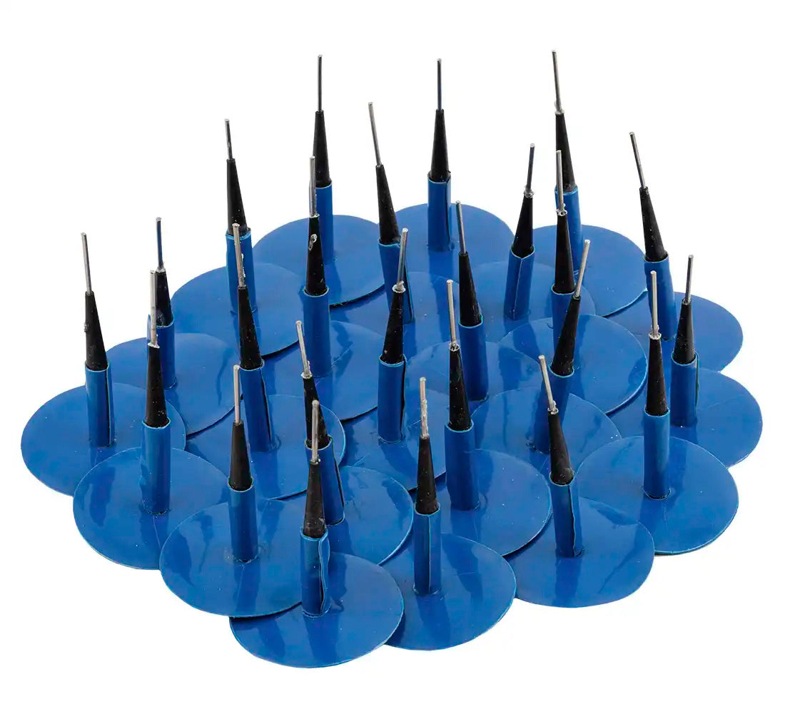 Champignons pour réparation de pneus REDATS 6 mm avec rustine 47 mm - 24 pièces - Twins Equipement