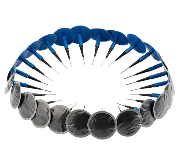 Champignons pour réparation de pneus REDATS 6 mm avec rustine 47 mm - 24 pièces - Twins Equipement