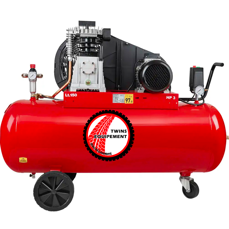 Compresseur à piston - 150L - Twins Equipement