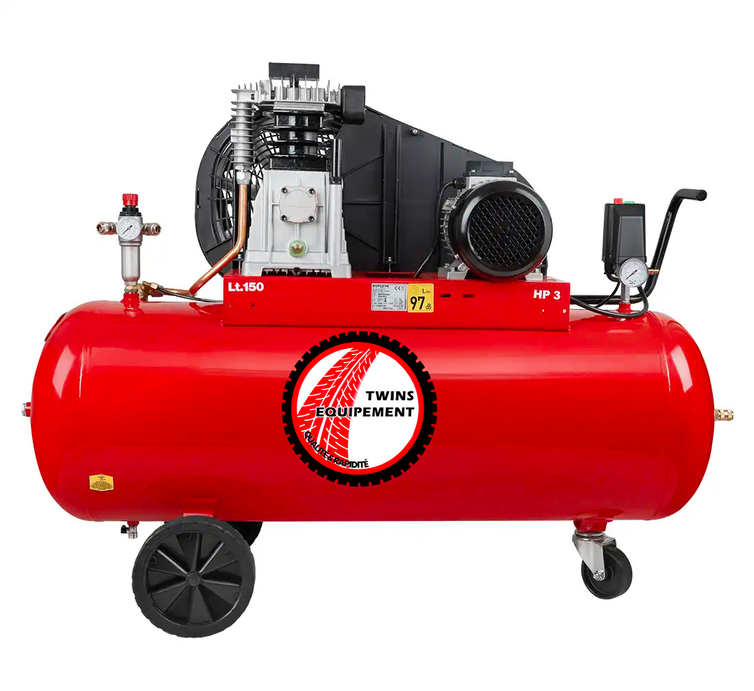 Compresseur à piston - 150L - Twins Equipement
