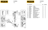 Compresseur à piston NUAIR – 7,5 CV – 500 L – 400 V - Twins Equipement