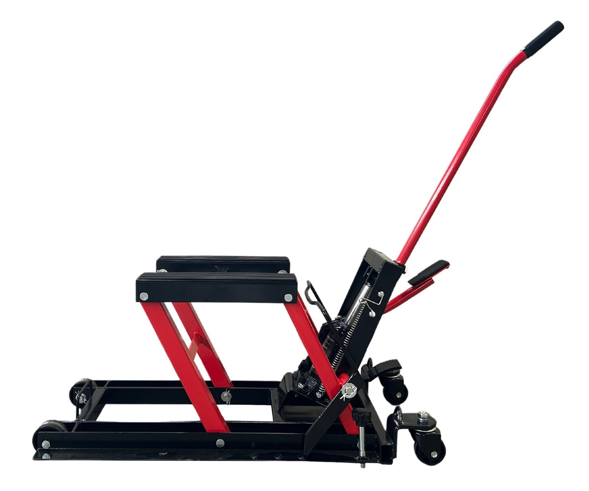 Élévateur de moto INVENTO – hydraulique, mobile 680 kg Invento