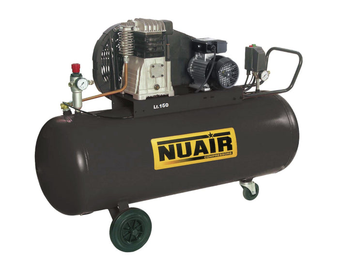 Compresseur à piston NUAIR – 3 CV – 150 litres – 230 V