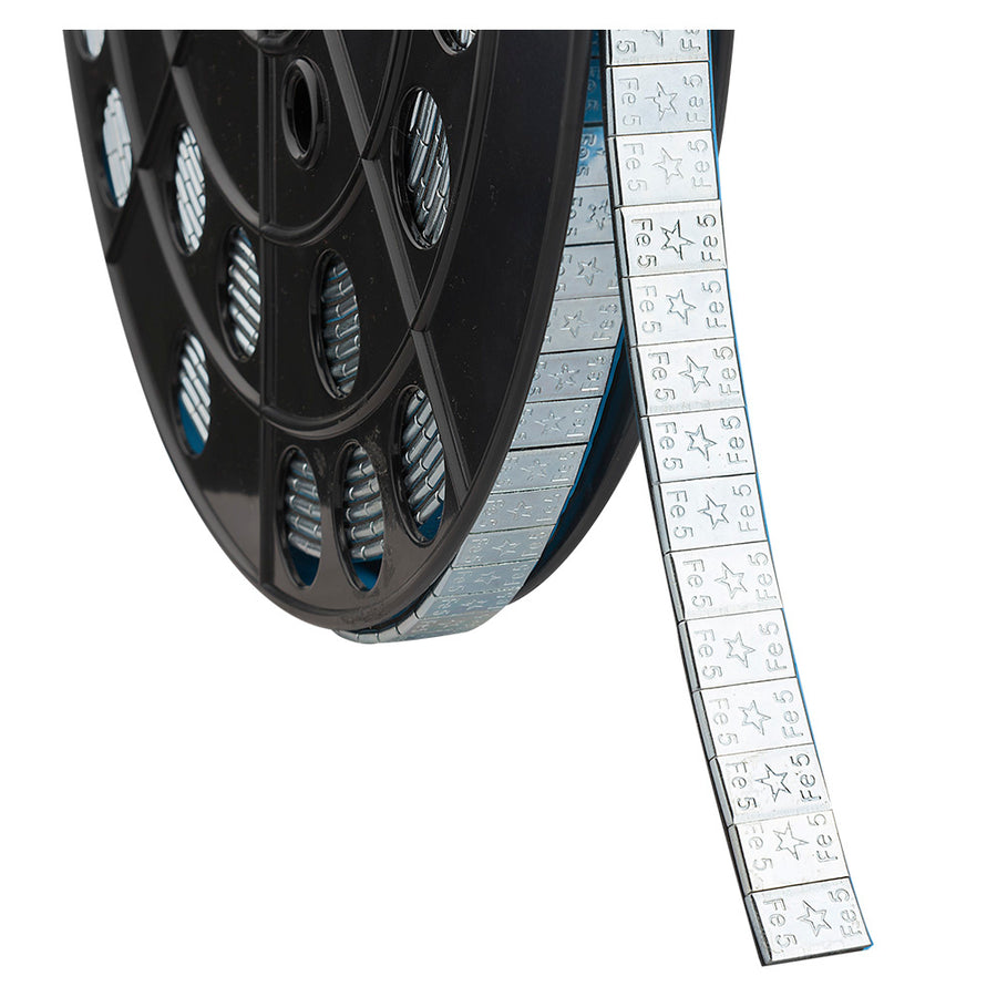 Masses adhésives FE galvanisées au zinc pour jantes ALU FIVESTARS - rouleau 5g x 1200 - Twins Equipement