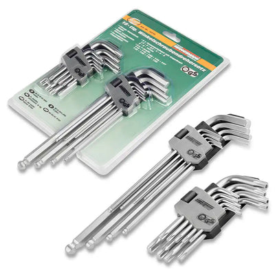 Jeu de clés Imbus + Torx Mannesman de 18el.