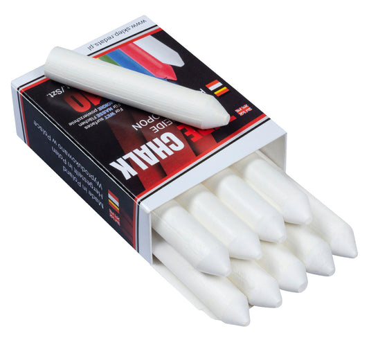 Craies de marquage Premium - Blanc - 10 pièces