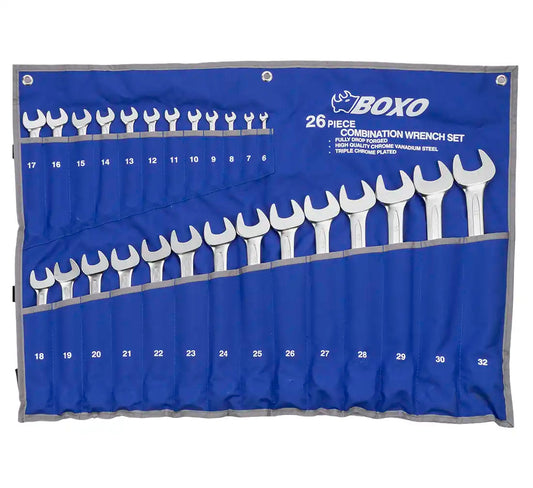 Clés à œil - BOXO, 6-32 mm, 26 pièces