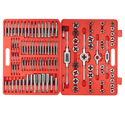 Jeu d'outils de coupe de filetage 110 pièces en coffret