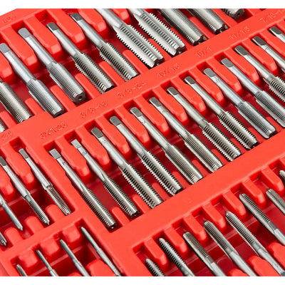 Jeu d'outils de coupe de filetage 110 pièces en coffret