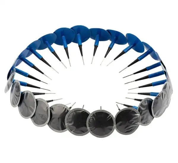 Champignons pour réparation de pneus REDATS 6 mm avec rustine 47 mm - 24 pièces - Twins Equipement