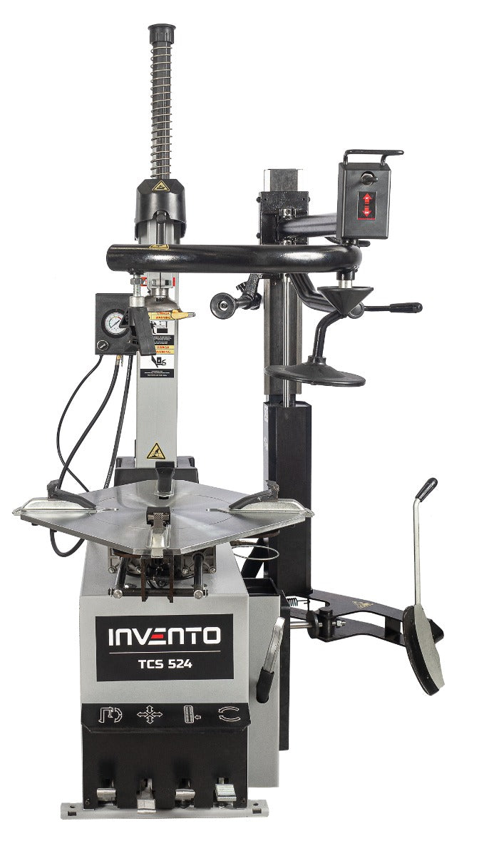 Démonte-pneus double vitesse 26" 380V bras auxiliaire 3D – INVENTO TCS 524 2V HA Invento