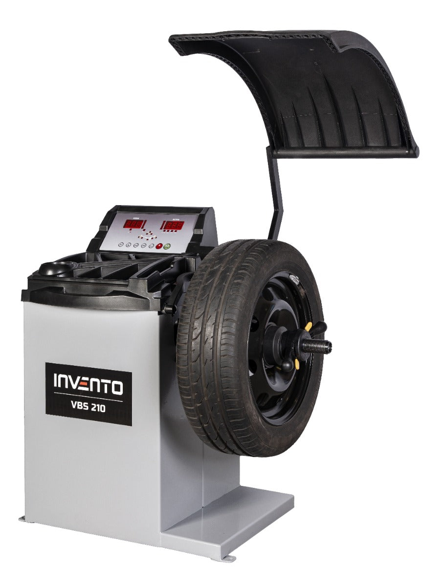 Équilibreuse automatique 24" avec pointeur laser et affichage LED – INVENTO VBS 210 Invento